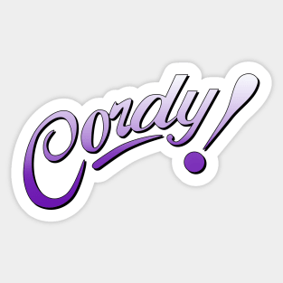Cordy Sticker